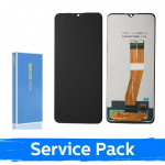 Ekranas skirtas Samsung A037F A03s non-EU juodas (Service Pack / Aftermarket)(NF version)
