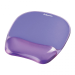 Fellowes CRYSTAL Mouse & Wrist Pad gel lilla