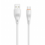 T-PHOX kaabel X-Lite Type-C, valge, 1M 3A
