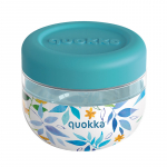Quokka Bubble plastist toidun&otilde;u, 500 ml, Watercolor Leaves