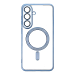 Case for Samsung S26 FE Electro Mag Cover compatible with MagSafe blue