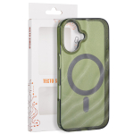 Tecto Shield Desert Mag &uuml;mbris mudelile iPhone 16 6,1", tume oliivroheline