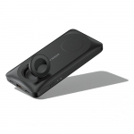 VEGER I&scaron;orinė baterija 10000 mAh su belaidžiais įkrovikliais, suderinama su MagSafe PD QC3.0 3A 22,5W MagMulti (W1156) juoda