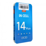 LCD ekranas iPhone 14 Plus su jutikliniu skydeliu juodas (IC Transferable)