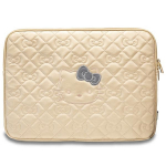 Hello Kitty Zip PU Quilted Bows &uuml;mbris jaoks a 14" laptop - kuldne