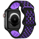 Beline Dirželis Apple Watch New Sport Silicone 42/44/45/49mm juodas/violetinis