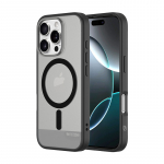 Incase Slim Case MagSafe'i toega &uuml;mbris iPhone 16 Pro-le, must ja pooll&auml;bipaistev
