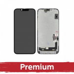 LCD ekranas suderinamas su iPhone 15 juodas (Hard OLED / Premium) /*Removable IC*/