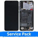 Ekranas skirtas Huawei P20 Pro su rėmeliu / Midnight Blue / (Service Pack)