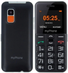 myPhone Halo Easy | must | 1.77 tolli | TFT | 24 MB | 32 MB | &uuml;ks SIM | Bluetooth | p&otilde;hikaamera eraldusv&otilde;ime 0.3 MP | 1000 mAh