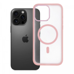 &Uuml;mbris iPhone 16 PRO MAX Flexline Mag Cover, &uuml;hilduv MagSafe-ga, roosa