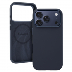 Liavec Silky &uuml;mbris metallist kaamera raamiga Iphone 17 Pro jaoks tumesinine