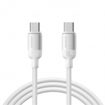 Joyroom S-A62 Lively Series 60W USB-C - USB-C kaabel 1.2m - valge