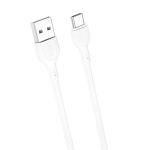 XO kaabel NB200 USB - USB-C 1,0m 2.1A, valge