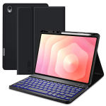 Tech-Protect SC Pen &uuml;mbris Bluetooth-klaviatuuriga Samsung Galaxy Tab S12+ 12.4" X840 / X846B jaoks, must