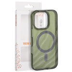 Tecto Shield Desert Mag &uuml;mbris mudelile iPhone 16 Pro 6,3", tume oliivroheline