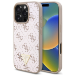 Guess New 4G Triangle &Uuml;mbris jaoks iPhone 16 Pro - valge