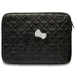 Hello Kitty Zip PU Quilted Bows &uuml;mbris jaoks a 14" laptop - must