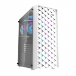 Darkflash DK351 computer case (white) + 4 RGB fans