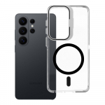 Samsung S26 objektiivi MagSafe'iga &uuml;hilduv &uuml;mbris MagSafe'iga must