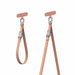 Moshi 2-in-1 vegannahast randme- ja &uuml;le keha kantav telefonirihm adapteriga, Misty Coral v&auml;rvitoonis
