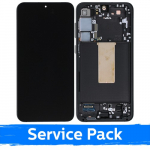LCD Assembly &Uuml;hildub Samsung S916 S23 Plus Koos Frame / Phantom Must (Graphite) / (Service Pack)