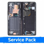 LCD ekraan &uuml;hilduv Samsung F946 Z Fold5 raamiga / Phantom Black / (Service Pack)