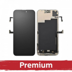 LCD ekranas suderinamas su iPhone 15 Pro juodas (Hard OLED / Premium) /*Removable IC*/