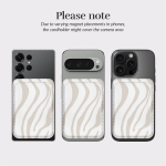 MIO Sandy Zebra Magsafe &Uuml;mbris kaardihoidjaga