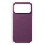 Case for iPhone 18 Pro Max / 17 Pro Max Silicone Mag Cover compatible with MagSafe (big hole) dark cherry