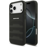 Mercedes AMG Leather Debossed Lines Logo &uuml;mbris seadmele iPhone 18 Pro Max / 17 Pro Max &ndash; must