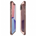 Spigen Crystal Flex iPhone 15 Plus &Uuml;mbris - roosa/l&auml;bipaistev