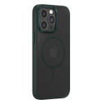 Comma &uuml;mbris Joy Elegant Mag jaoks iPhone 15 Plus navy roheline