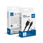 Kabelis BLUE STAR 2A USB A į Micro USB DC-001AM2.0 1 m juodas (m)