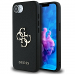 Guess PU Grained 4G Metal Logo &uuml;mbris jaoks iPhone 16e - must