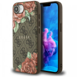 Guess 4G Flowers Print MagSafe &uuml;mbris jaoks iPhone 16e - brown