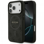 Guess 4G Ring Classic Logo MagSafe &uuml;mbris jaoks iPhone 17 Pro - must