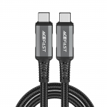 Acefast C1-09 USB-C / USB-C USB4 PD3.1 kaabel 5A 1m - hall-must
