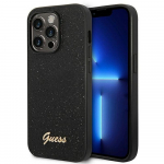 Guess Glitter Script &uuml;mbris iPhone 14 Pro jaoks - must