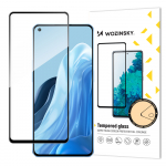 Wozinsky Full Glue eriti tugev raamiga karastatud t&auml;isekraanikaitseklaas Oppo Reno7 Pro 5G-le, sobib &uuml;mbrisega, must