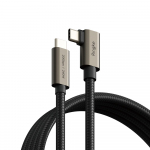 Ringke 3.2 gen. 2x2 USB-C, PD 3.1 240W 2m angled kaabel - must