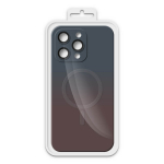 Dėklas RAINBOW MAGSAFE APPLE IPHONE 12 PRO MAX tamsiai mėlynas BOX