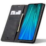 Spacecase piniginės dėklas Redmi Note 8 Pro juodas