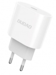 Įkroviklis Dudao (A8SEU) USB-C (Type-C) 2.4A (20W) baltas