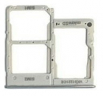 SIM card holder Samsung A415 A41 2020 Prism Crush Valge ORG