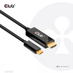 Kaabel HDMI USB-C 1.8M M/M CAC-1334 Club3D