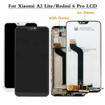 Ekranas skirtas Xiaomi Mi A2 Lite / Redmi 6 Pro juodas HQ