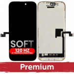 Ekranas skirtas iPhone 16 Pro juodas (SOFT OLED / Stable 120Hz / Premium) *Self-Diagnosable*