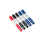 Topwrite p&uuml;simarkerite komplekt, 5 tk, mustad / sinised / punased