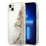 Guess GUOHCP14MGLHFLGO iPhone 14 Plus 6.7 "kuldne / kuldne hardcase Glitter Charms